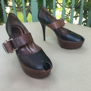 MARNI Platform Peep Toe Stiletto Heels